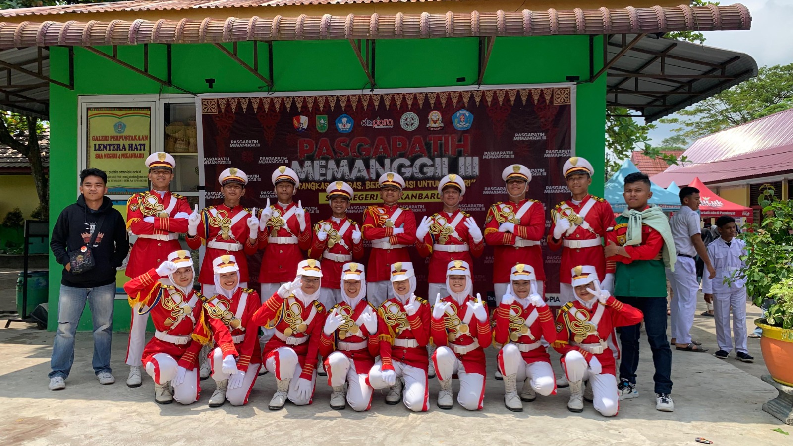 PASSUS MAN 3 Pekanbaru raih Juara Umum Event LKBB Pasga Patih Memanggil III di SMAN 4 Pekanbaru