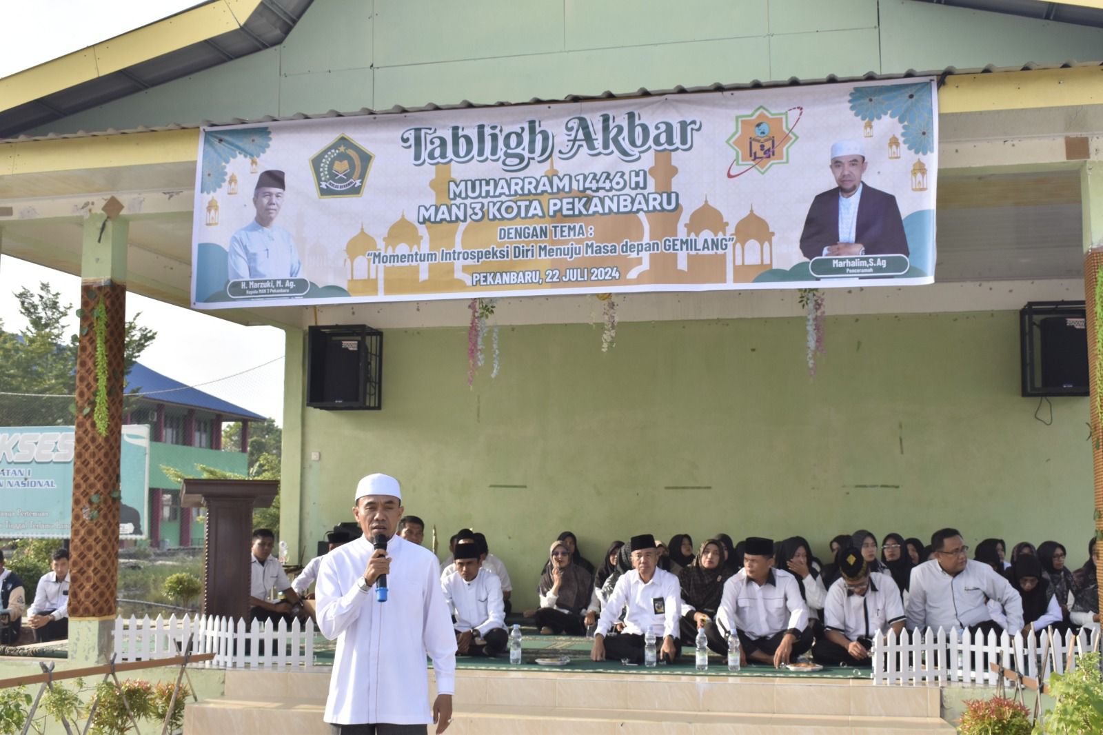 MAN 3 KOTA PEKANBARU GELAR TABLIGH AKBAR PERINGATAN TAHUN BARU ISLAM 1446 H