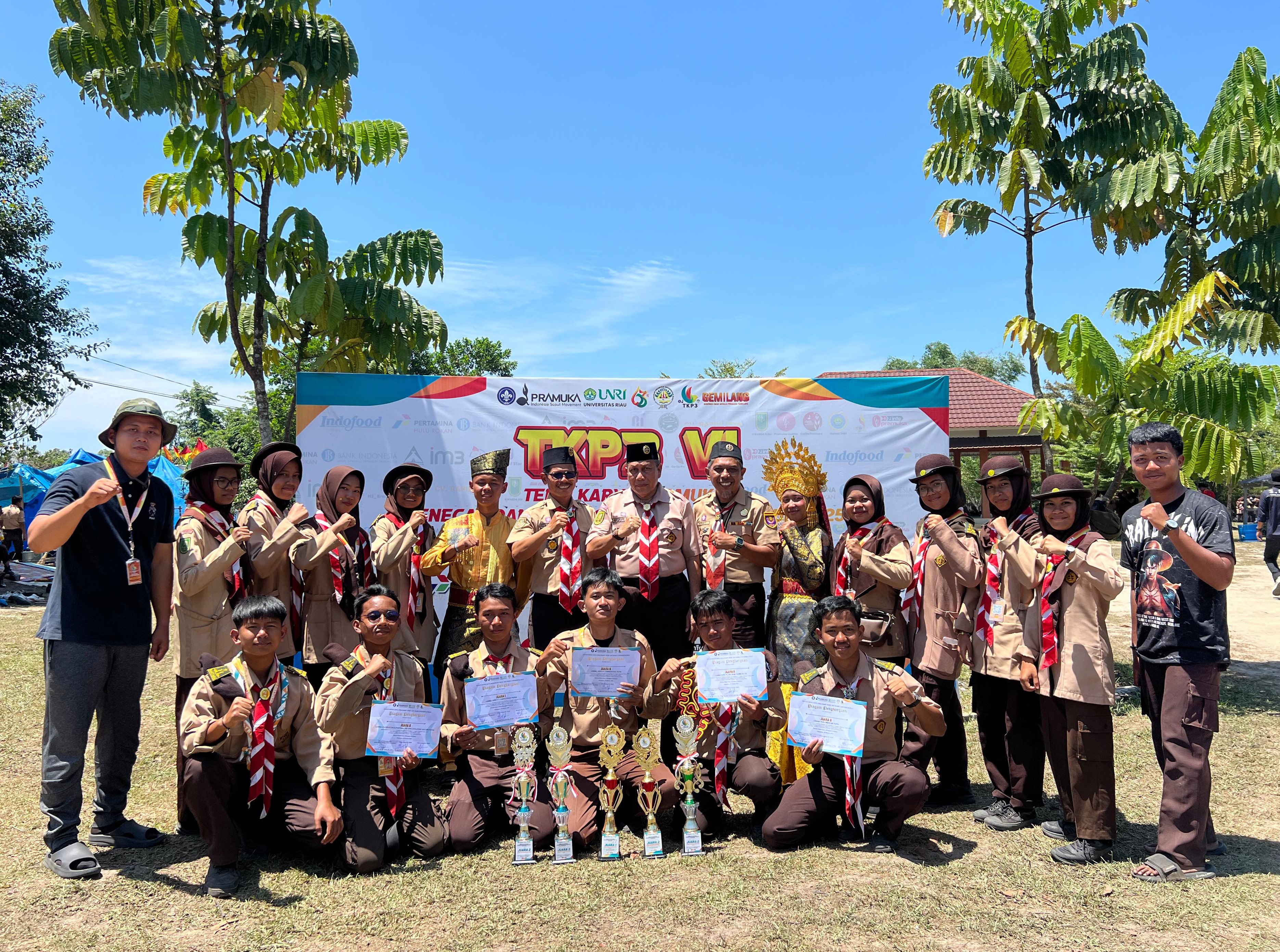 MAN 3 Kota Pekanbaru Ikuti Pertemuan Pramuka Penegak dan Pandega Nasional
