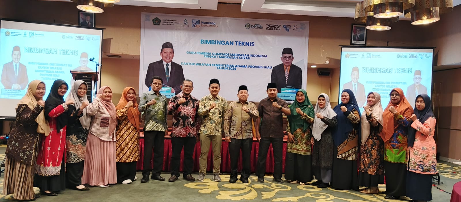 Guru MAN 3 Kota Pekanbaru Ikuti Bimtek Pembina Olimpiade Madrasah Indonesia