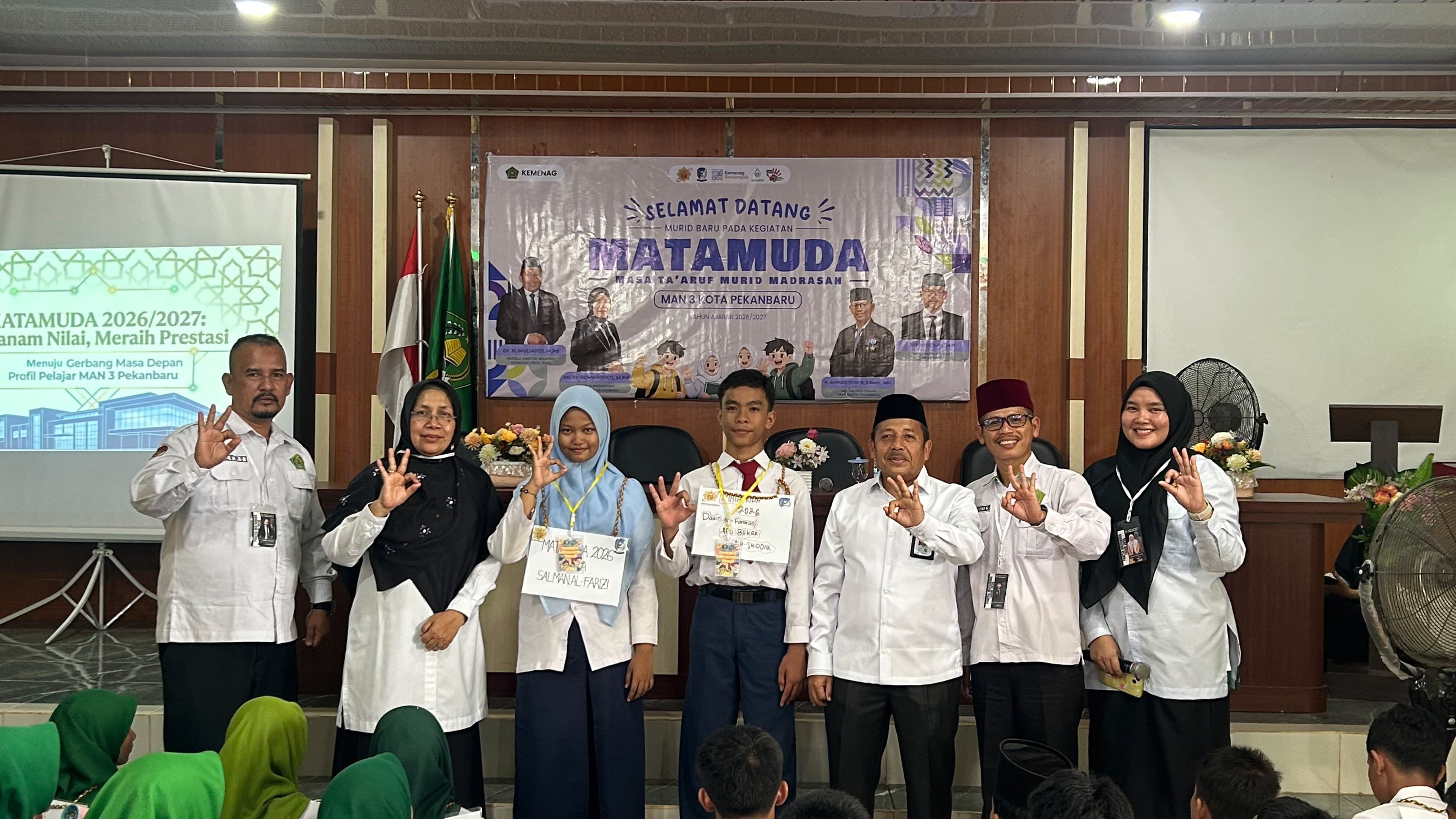 Resmi Dibuka, MATAMUDA MAN 3 Kota Pekanbaru Tanamkan Karakter dan Motivasi Meraih Cita-cita