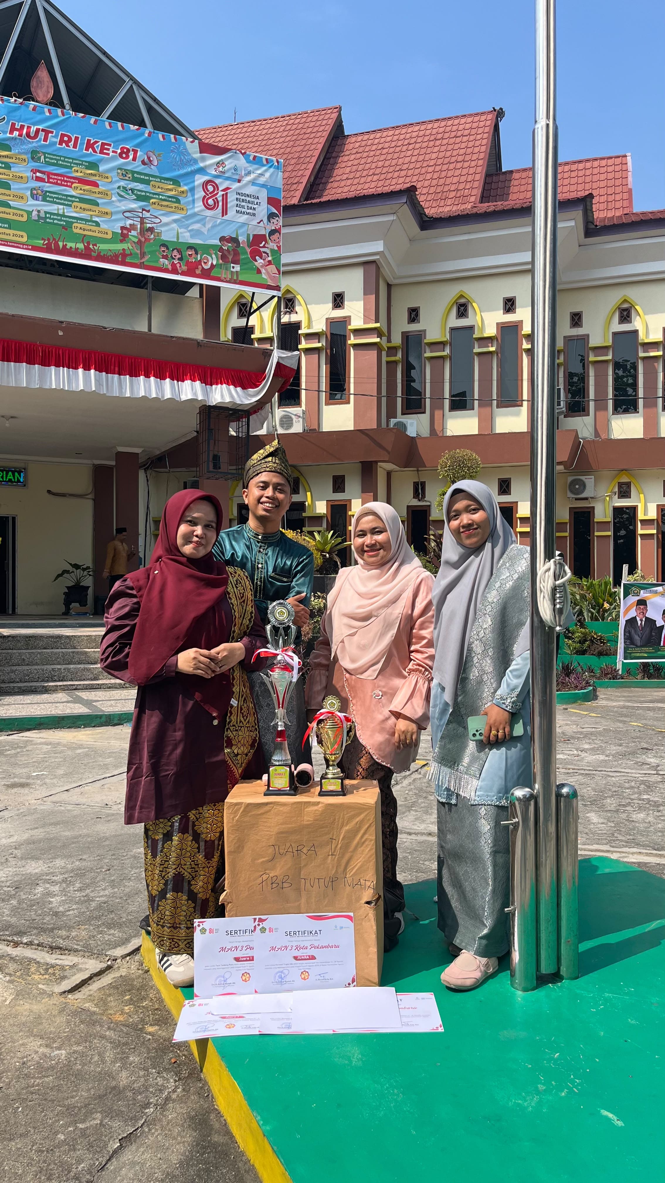 Borong Hadiah di Kemenag, MAN 3 Kota Pekanbaru Sabet Enam Gelar Semarak Kemerdekaan