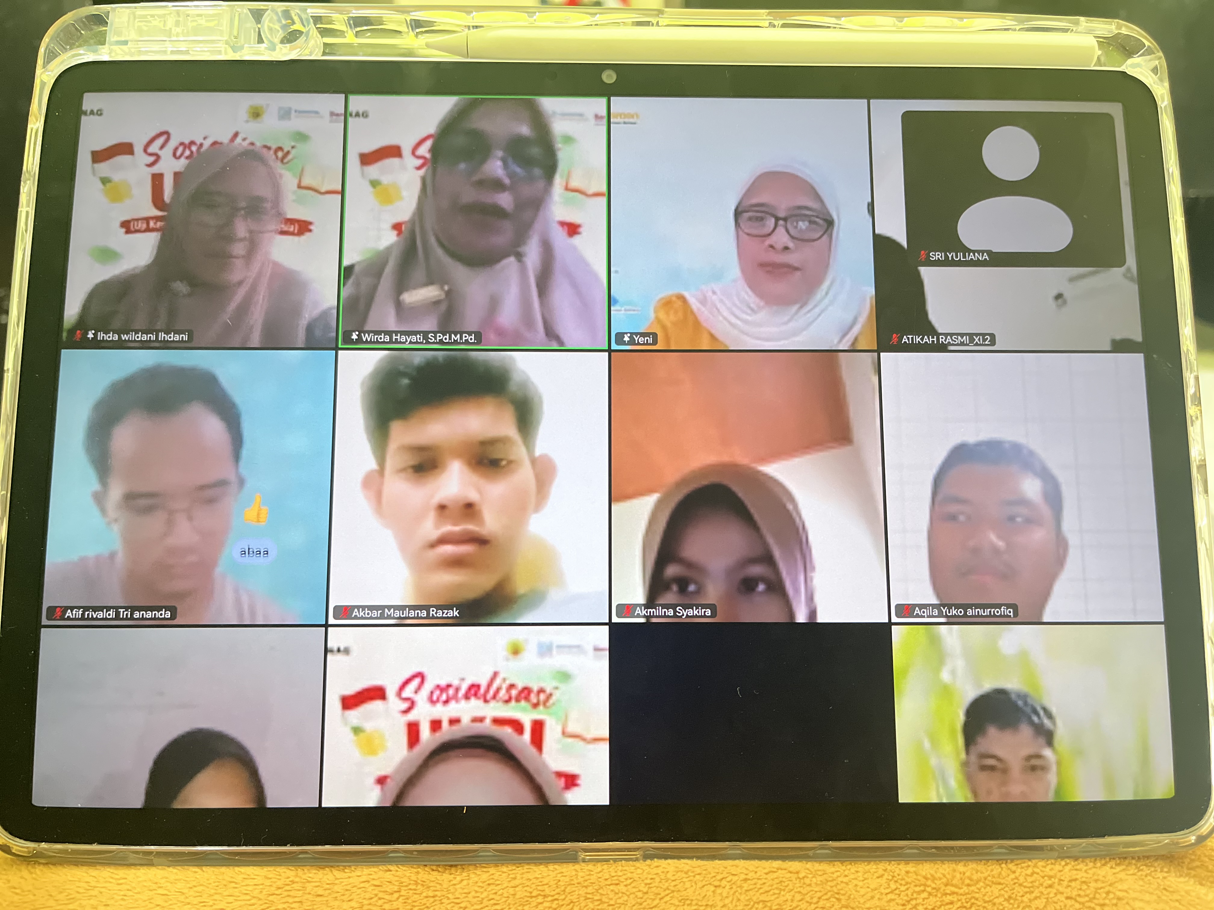 MAN 3 Kota Pekanbaru Sosialisasikan UKBI kepada Siswa Kelas XI dan XII
