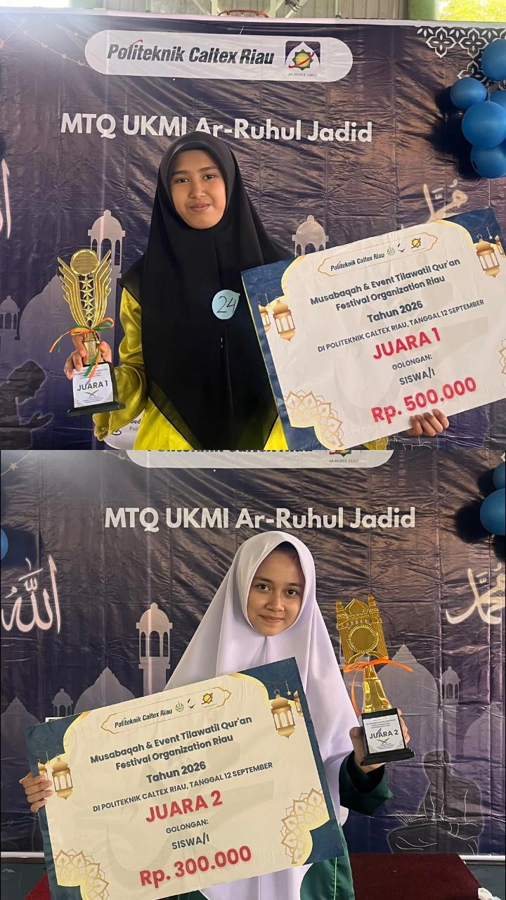 Gemilang di Festival Organization Riau, Dua Murid MAN 3 Raih Juara Tilawatil Qur’an